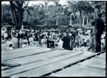 Laying of cornerstone of Sacred Heart Church, Punahou, Oahu, July 27, 1913.